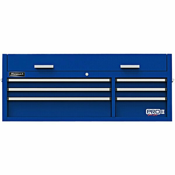 Homak Pro II 54'' Blue 6-Drawer Top Chest BL02054602 571BL02054602